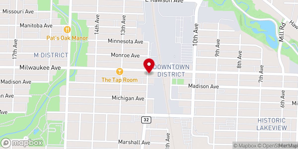Map showing location of New Covenant Bible Church Inc