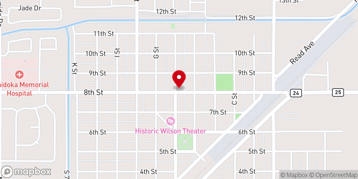 Map showing location of Saint Nicholas Catholic Church