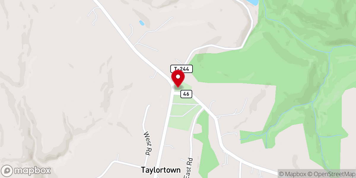Map showing location of Island Creek Presbyterian Church
