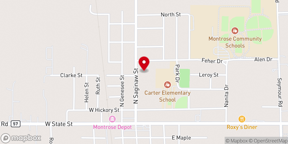 Map showing location of Lamb of God Fellowship