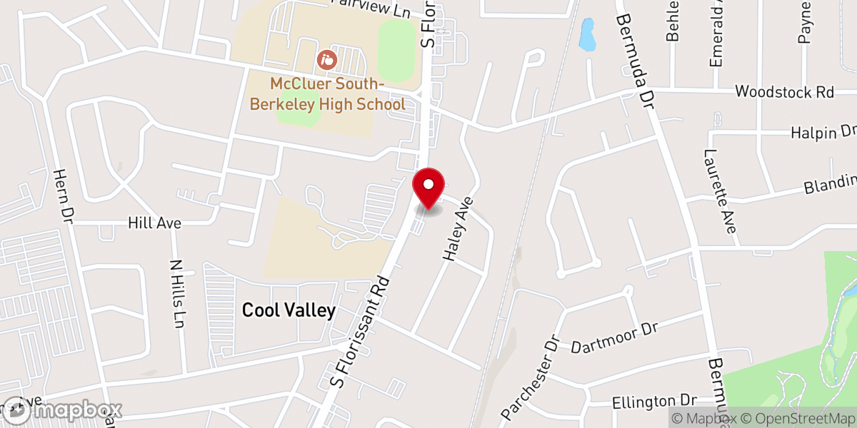 Map showing location of Communion Church Ministries