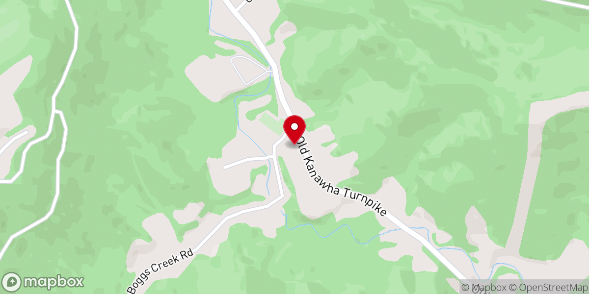 Map showing location of Sewell Valley Baptist Church