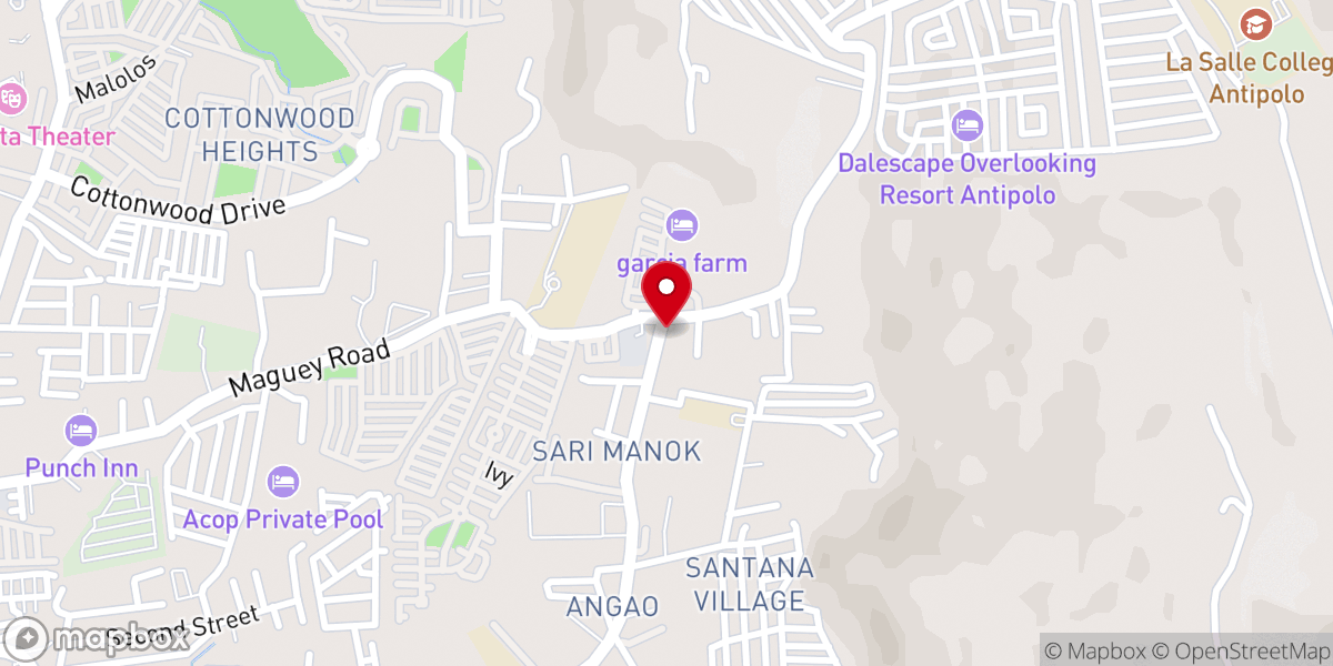 Map showing location of Metroview Baptist Church