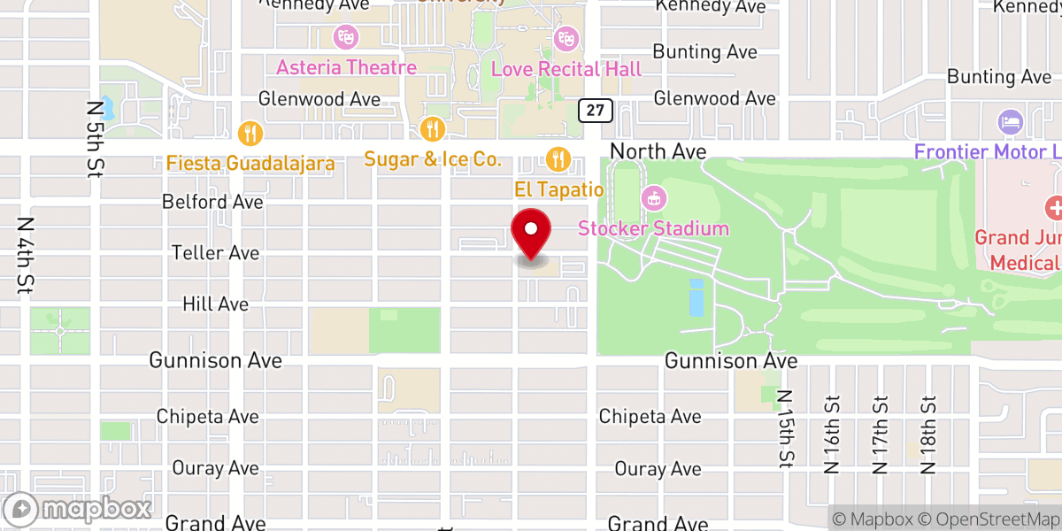 Map showing location of Messiah Lutheran Church