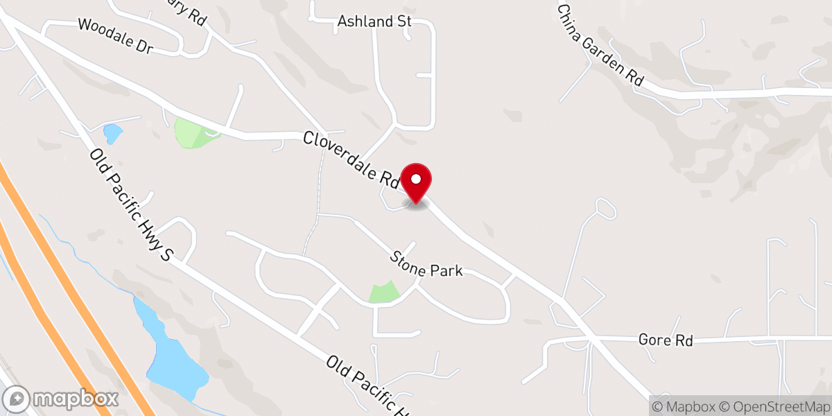 Map showing location of Nazarene Parsonage