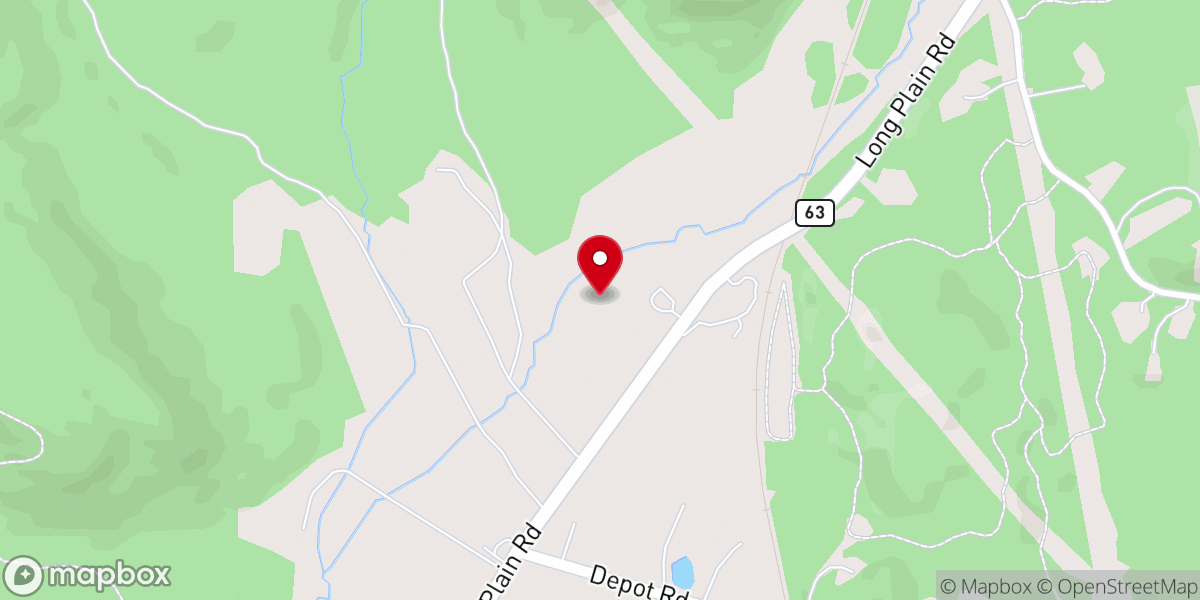 Map showing location of Friends Meeting Church