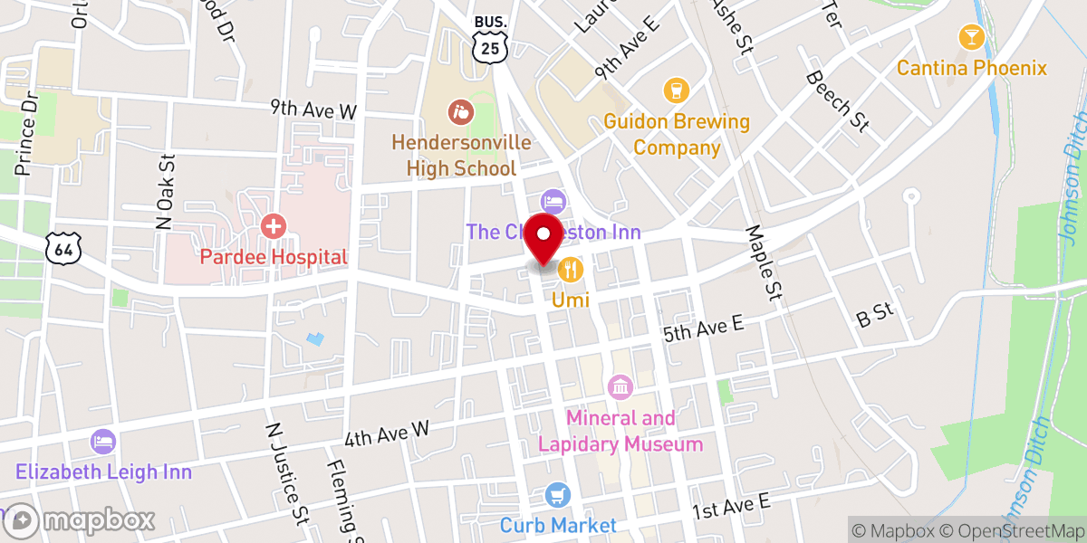 Map showing location of Reformation Presbyterian Church