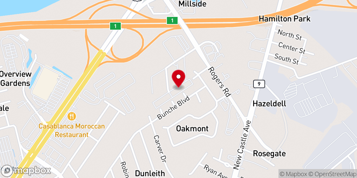 Map showing location of Greater Hope Christian