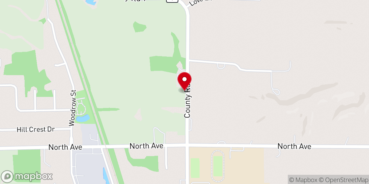 Map showing location of Curran Spirituality Center Inc