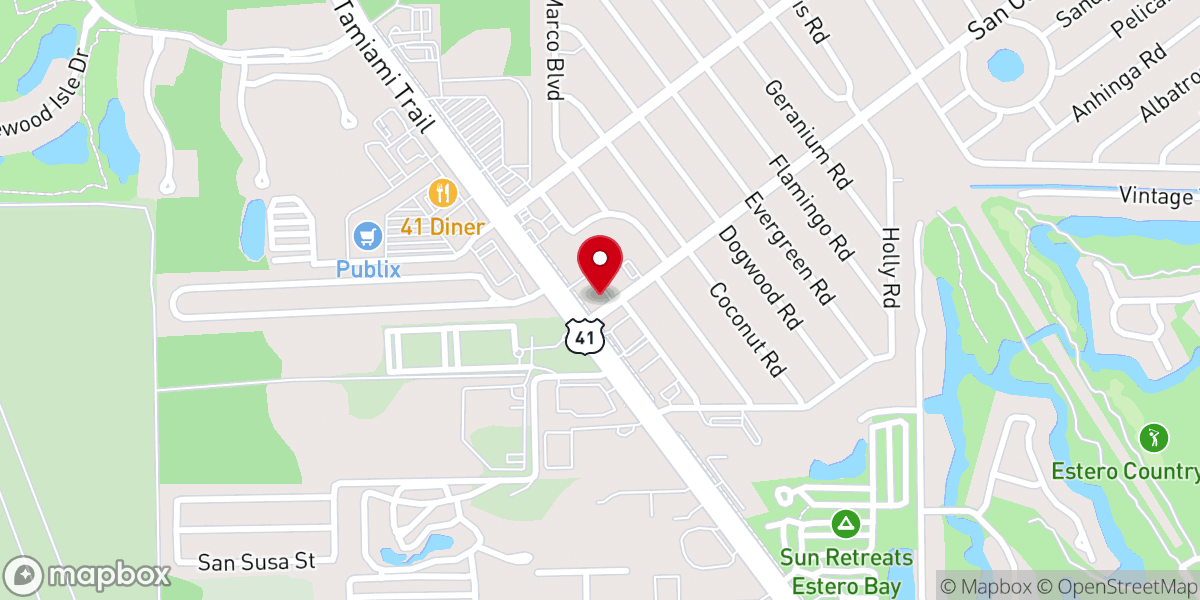 Map showing location of New Day Christian Church