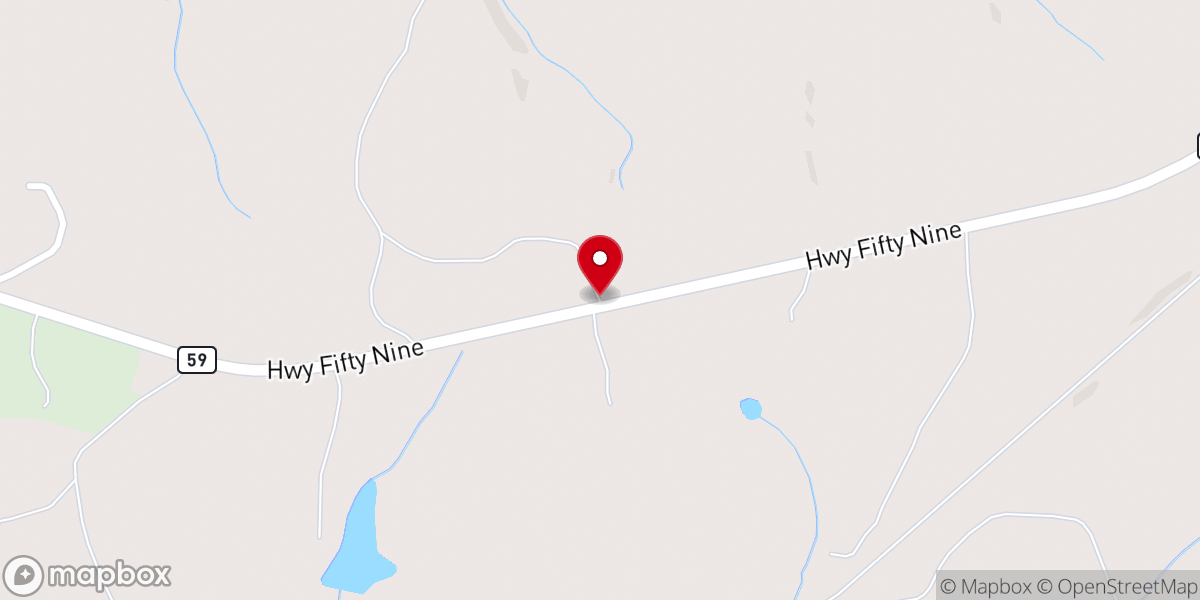 Map showing location of The Barn at Pine View