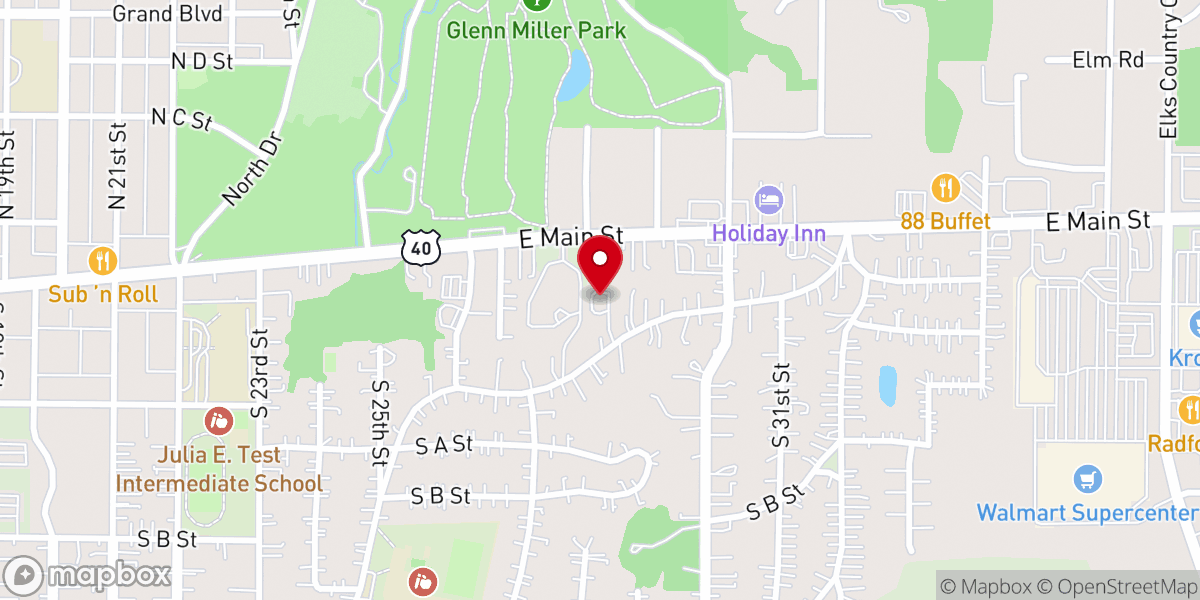 Map showing location of Beth Boruk Temple