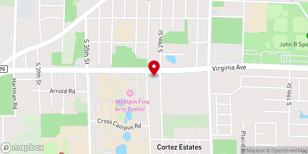 Map showing location of The Church of Jesus Christ of Latter-day Saints