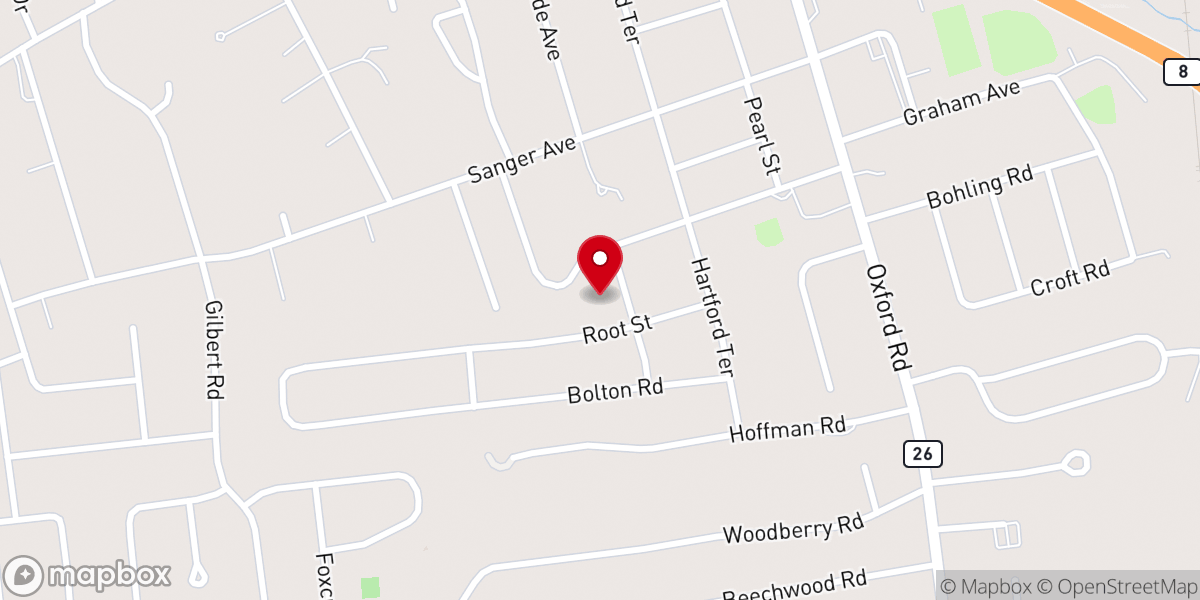 Map showing location of Alive Church