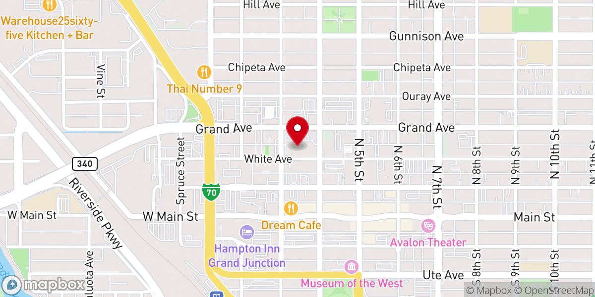 Map showing location of St Josephs Catholic Church
