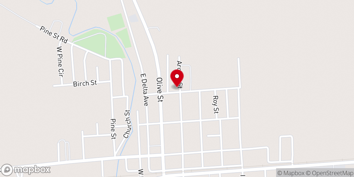 Map showing location of Greater Lee Chapel AME