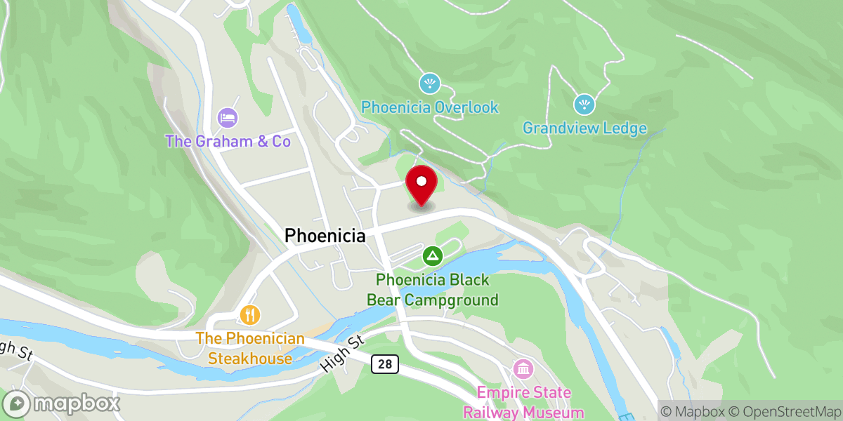 Map showing location of St. Francis Meditation Garden and Grotto