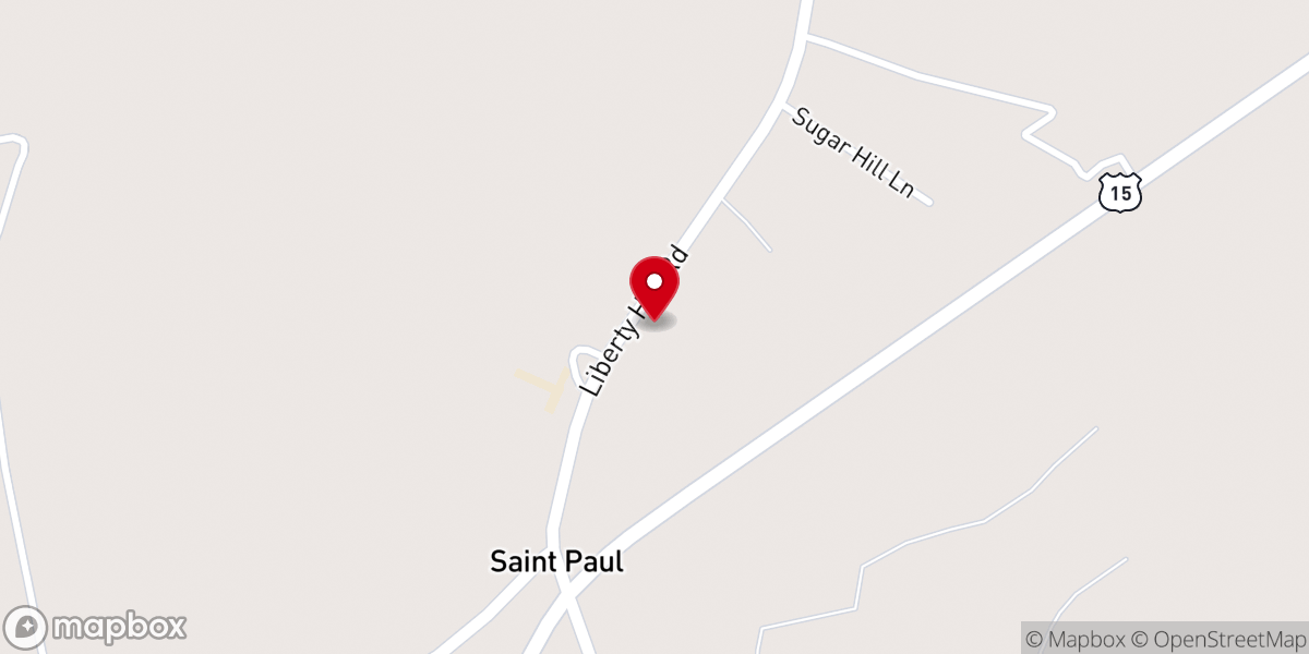 Map showing location of Holiness Church