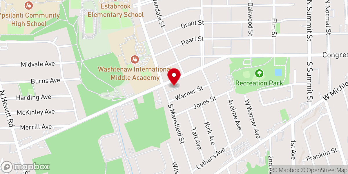 Map showing location of Beautiful Gate Church