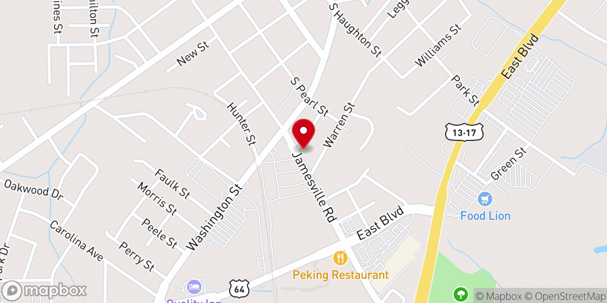 Map showing location of Mt Zion Holy Church