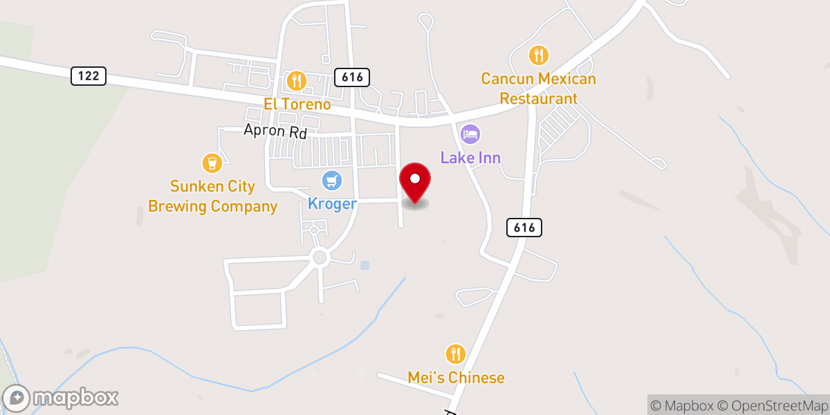 Map showing location of Vitalize Church