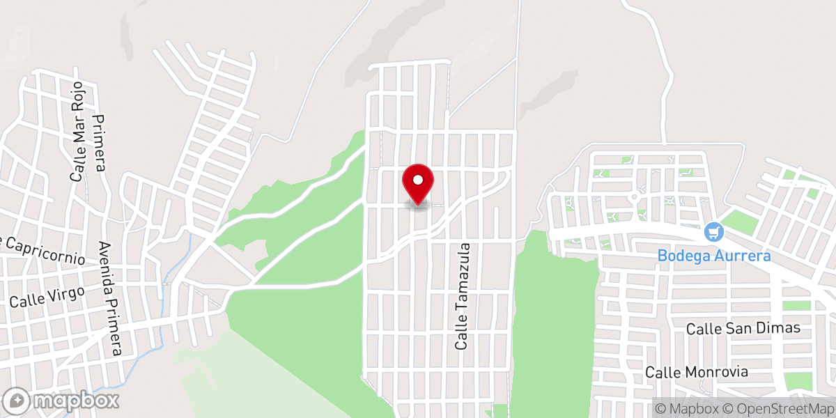 Map showing location of Misión evangélica 23 IAFCJ Dtto. Culiacán Sinaloa
