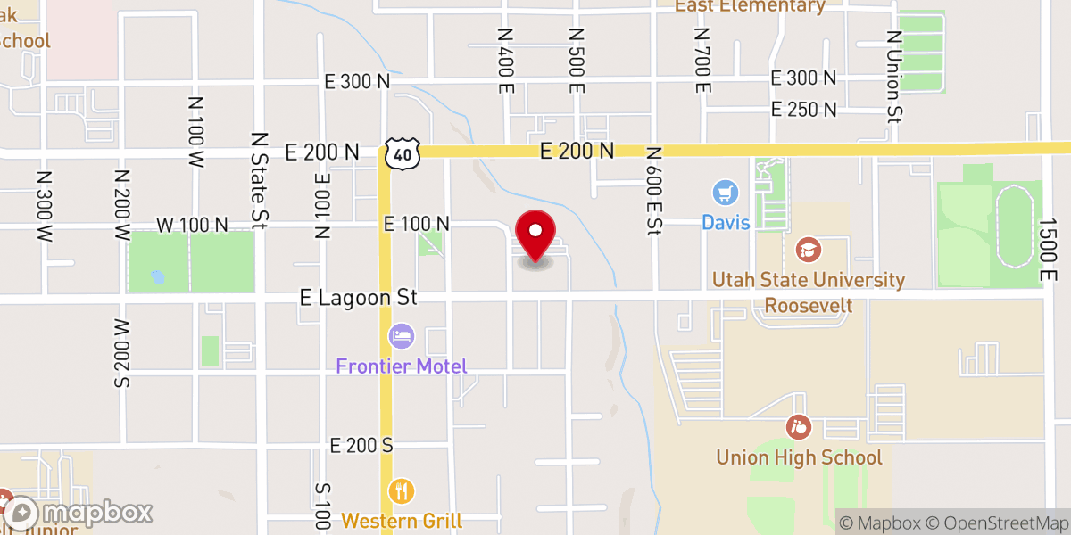 Map showing location of The Church of Jesus Christ of Latter-day Saints