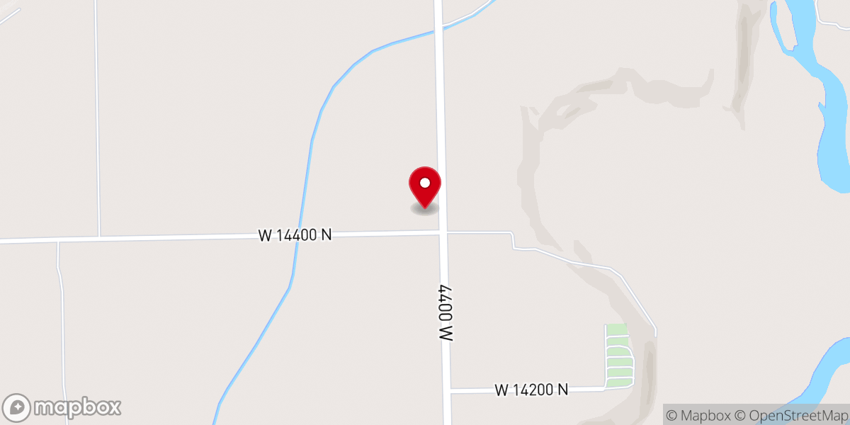 Map showing location of East Garland Park