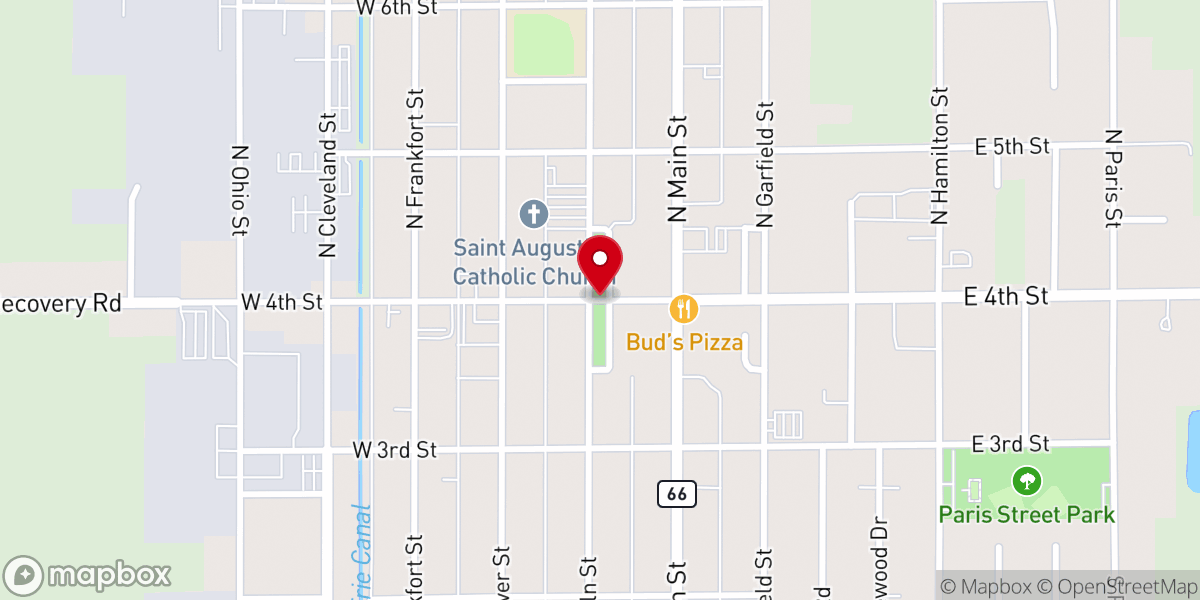 Map showing location of Minster Oktoberfest