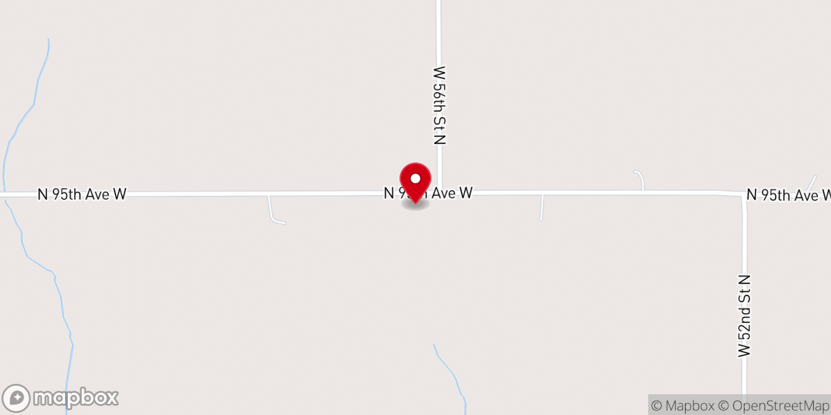Map showing location of Bethany United Church of Christ