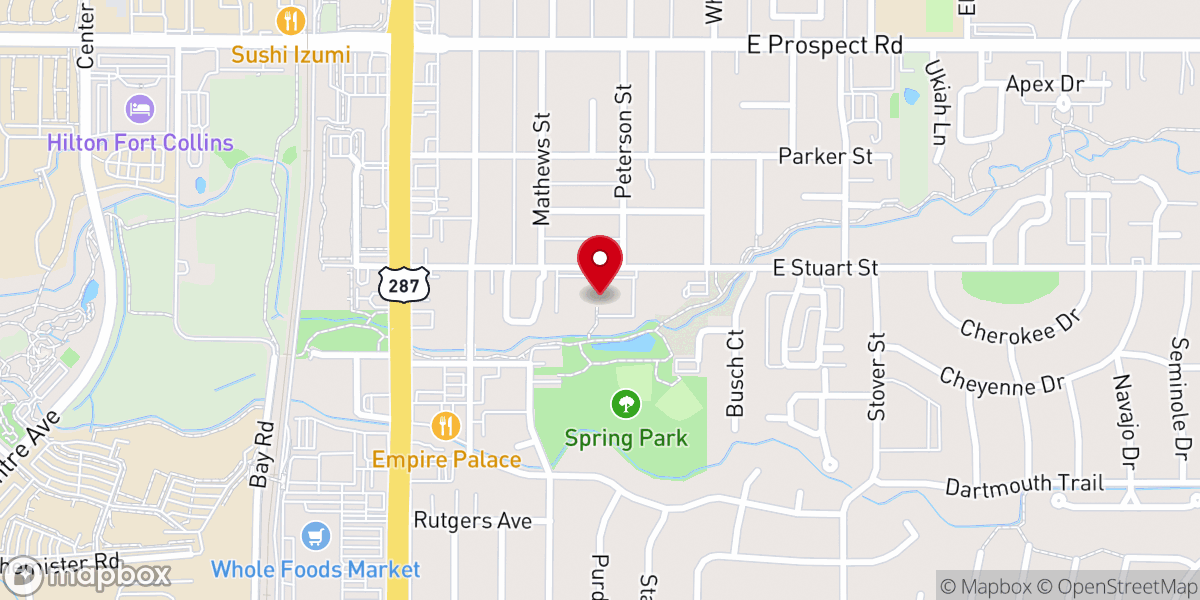 Map showing location of Saint Paul's Episcopal Church