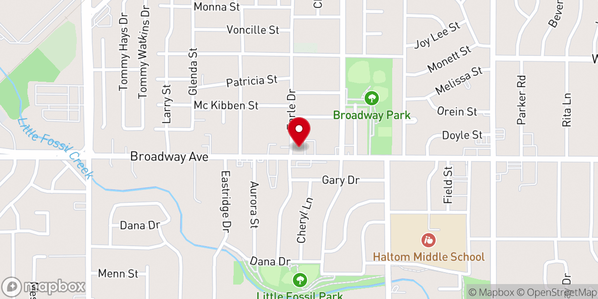 Map showing location of Vietnamese Baptist Church Of Fort Worth