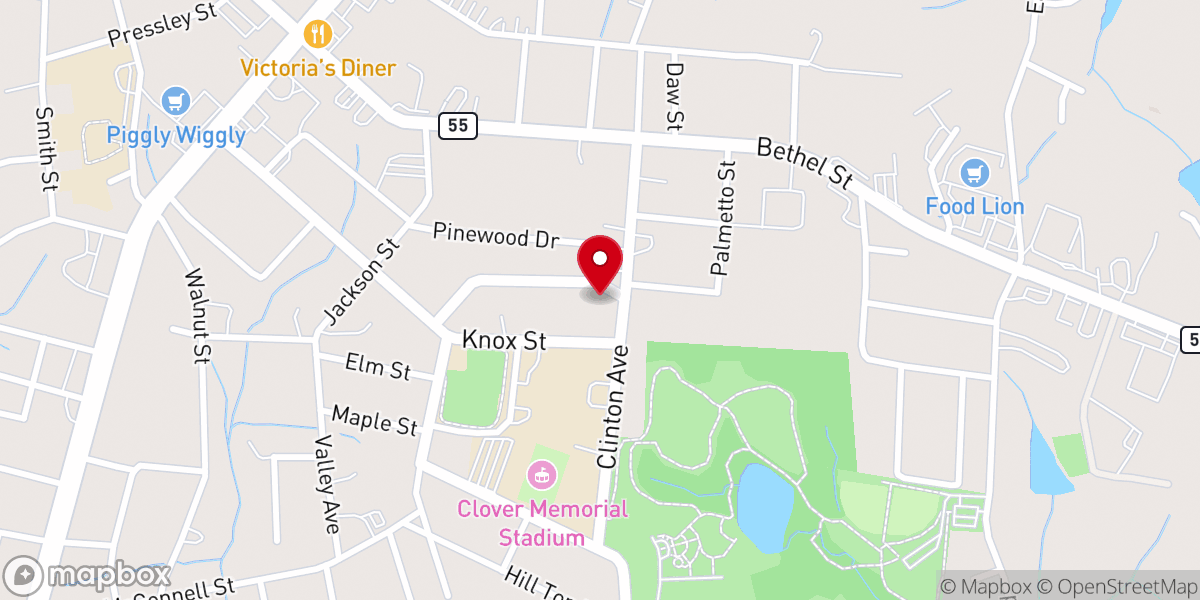 Map showing location of Biblical Studies Released Time Inc