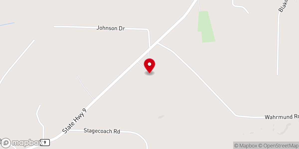 Map showing location of Kilgore Free Will Baptist Church