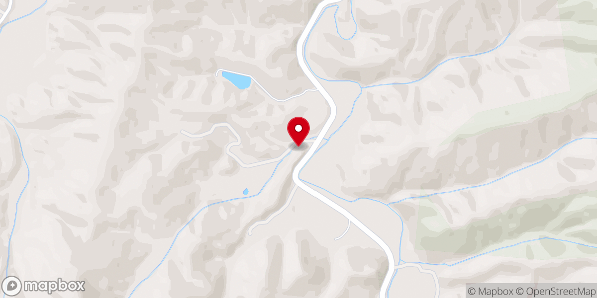 Map showing location of Balm Grove Church