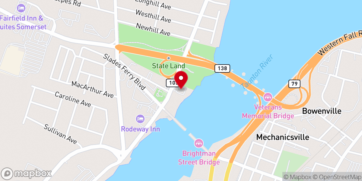 Map showing location of Grace Bible Church