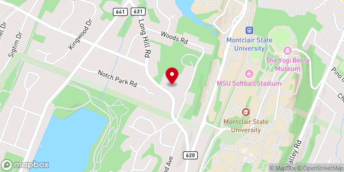 Map showing location of St. George Antiochian Orthodox Church