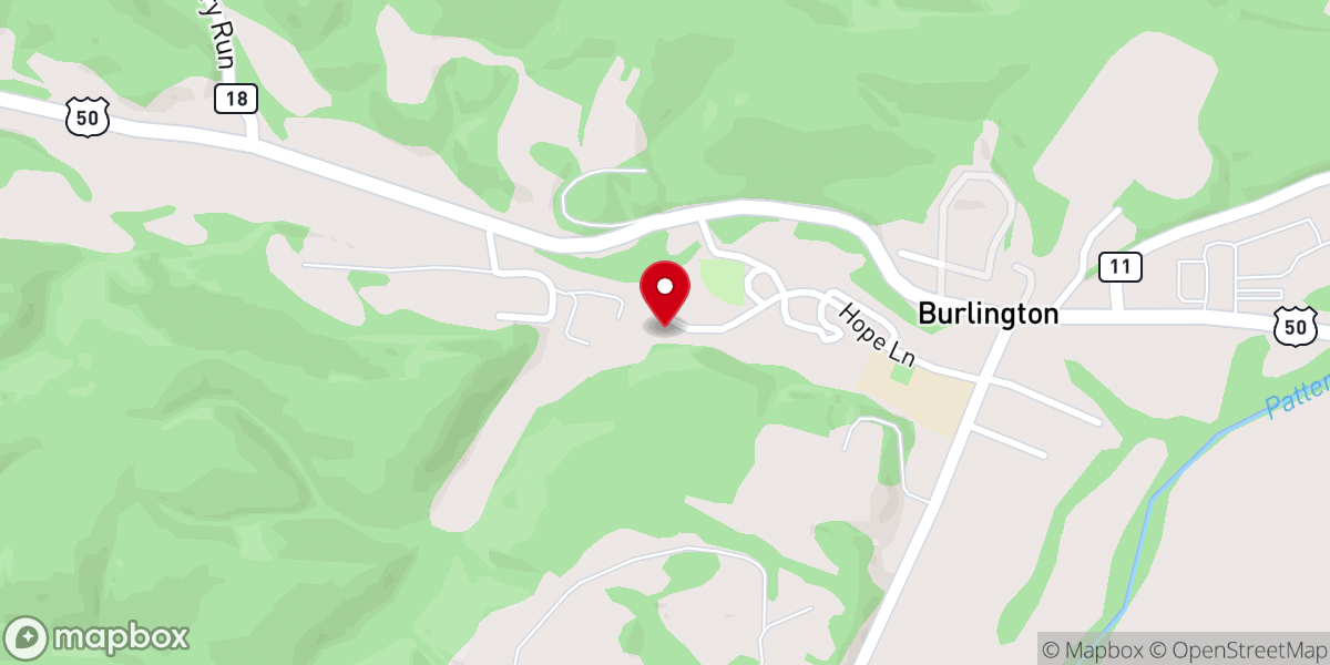 Map showing location of Methodist Church