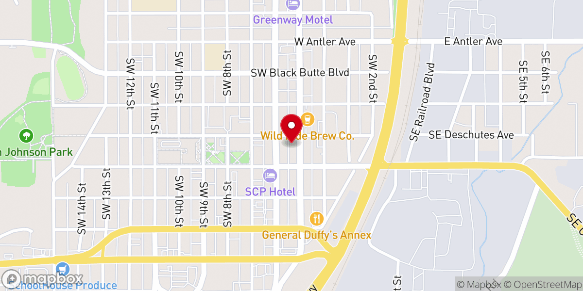 Map showing location of Desert Song Community Church