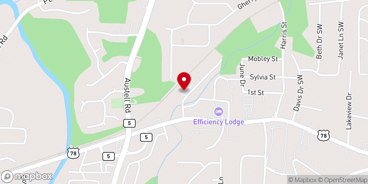 Map showing location of Beacon of Light International Ministries