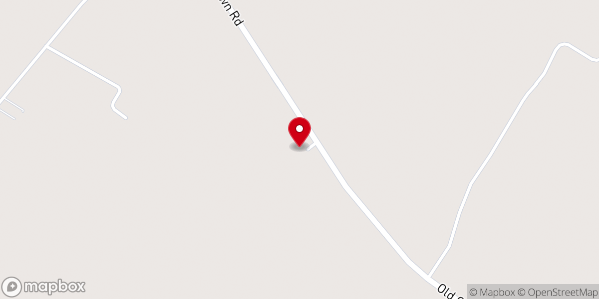 Map showing location of Rockhill Baptist Church