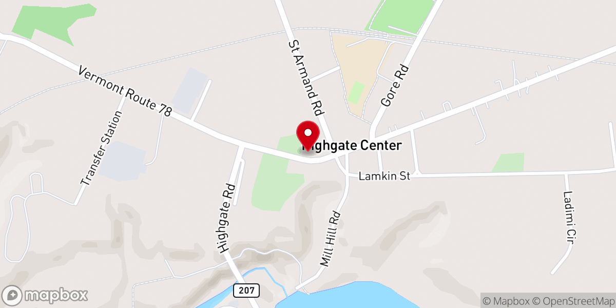 Map showing location of Saint Louis Church