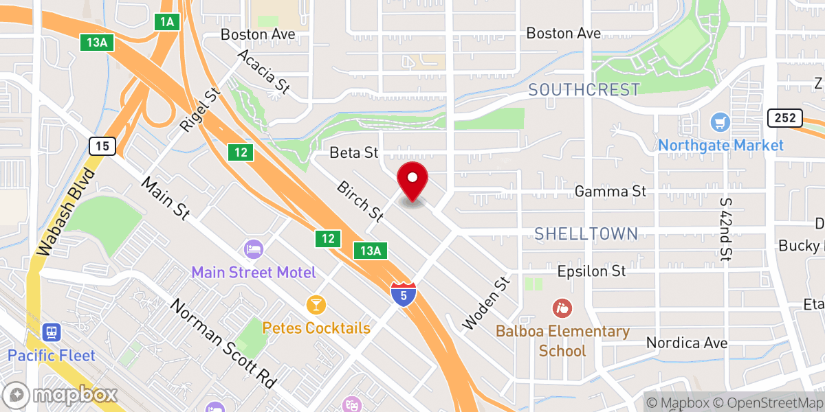 Map showing location of Templo Bethania Asambleas de Dios