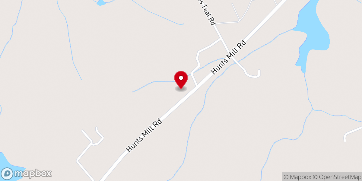 Map showing location of Chesterfield County Community Church