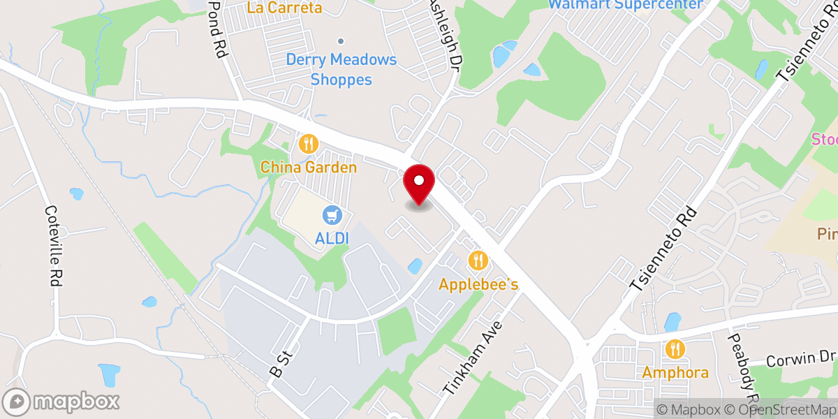 Map showing location of Beacon Church