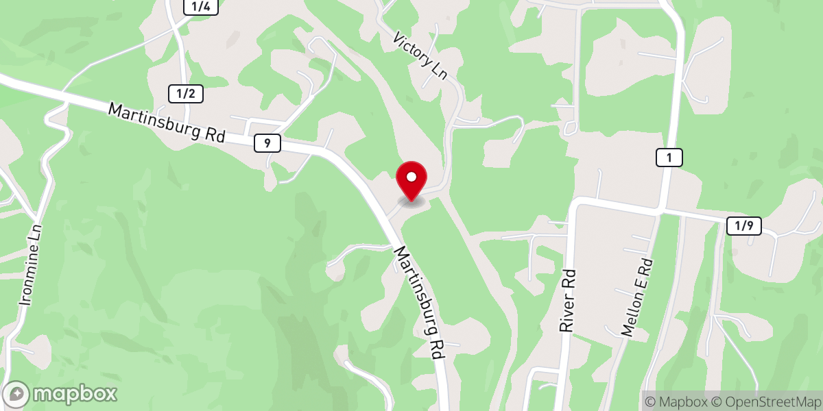 Map showing location of Victory Tabernacle