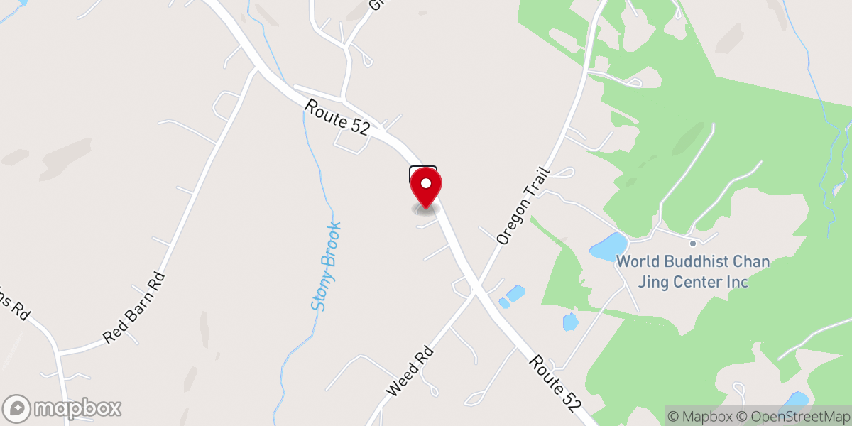 Map showing location of Walker Valley Methodist Church