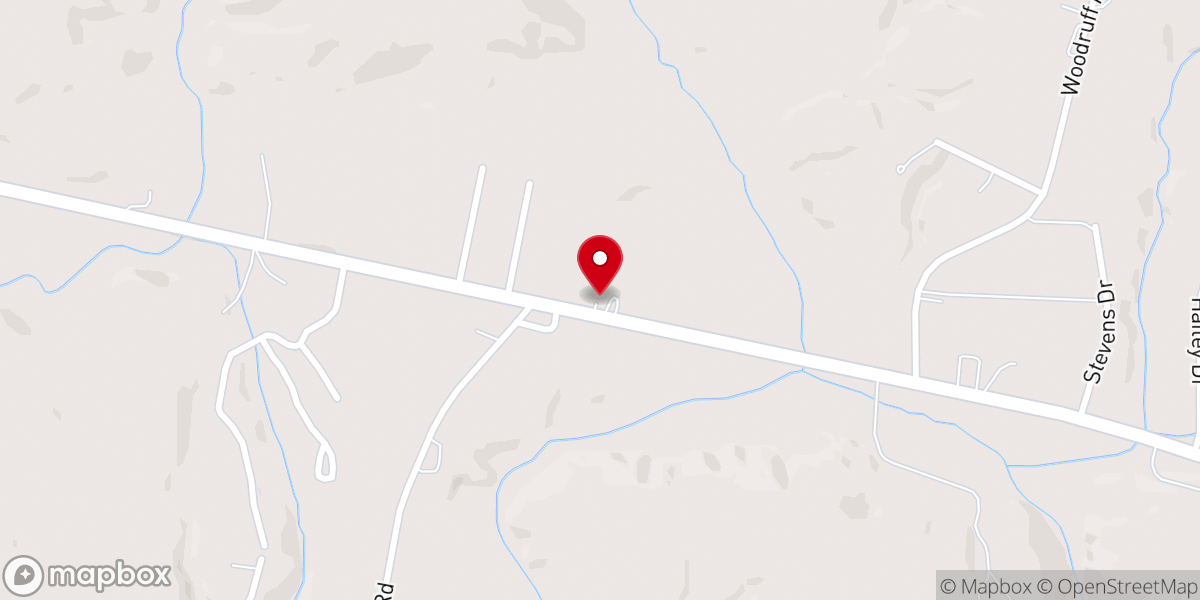 Map showing location of Victory Chapel Baptist Church