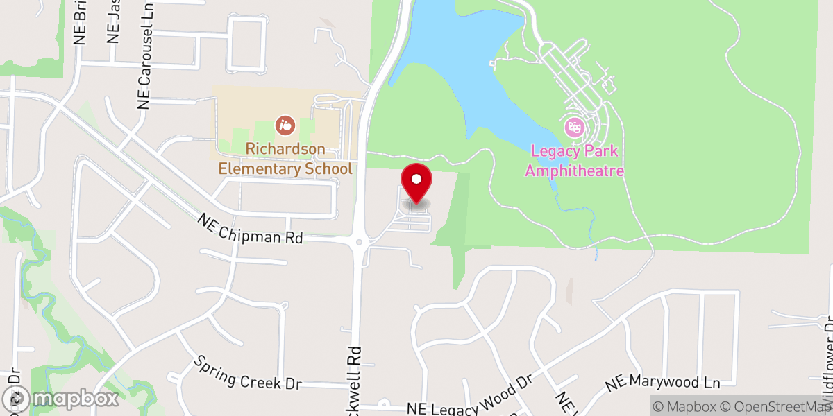 Map showing location of St. Margaret of Scotland Catholic Church