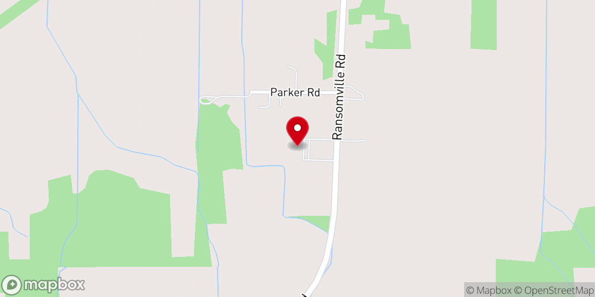 Map showing location of Ransomville Free Methodist Church